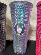 Load image into Gallery viewer, 24oz Rock&#39;n The Mountain Studded Tumblers
